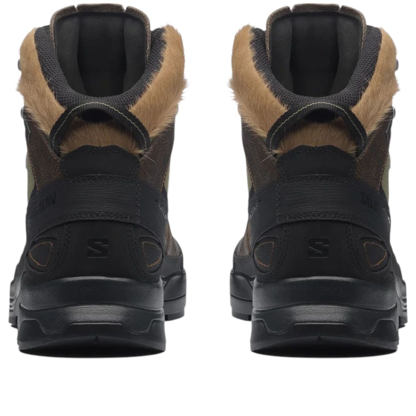 Salomon X-ALP Mid Distressed Leather GTX 'Dark Earth Black' 477959