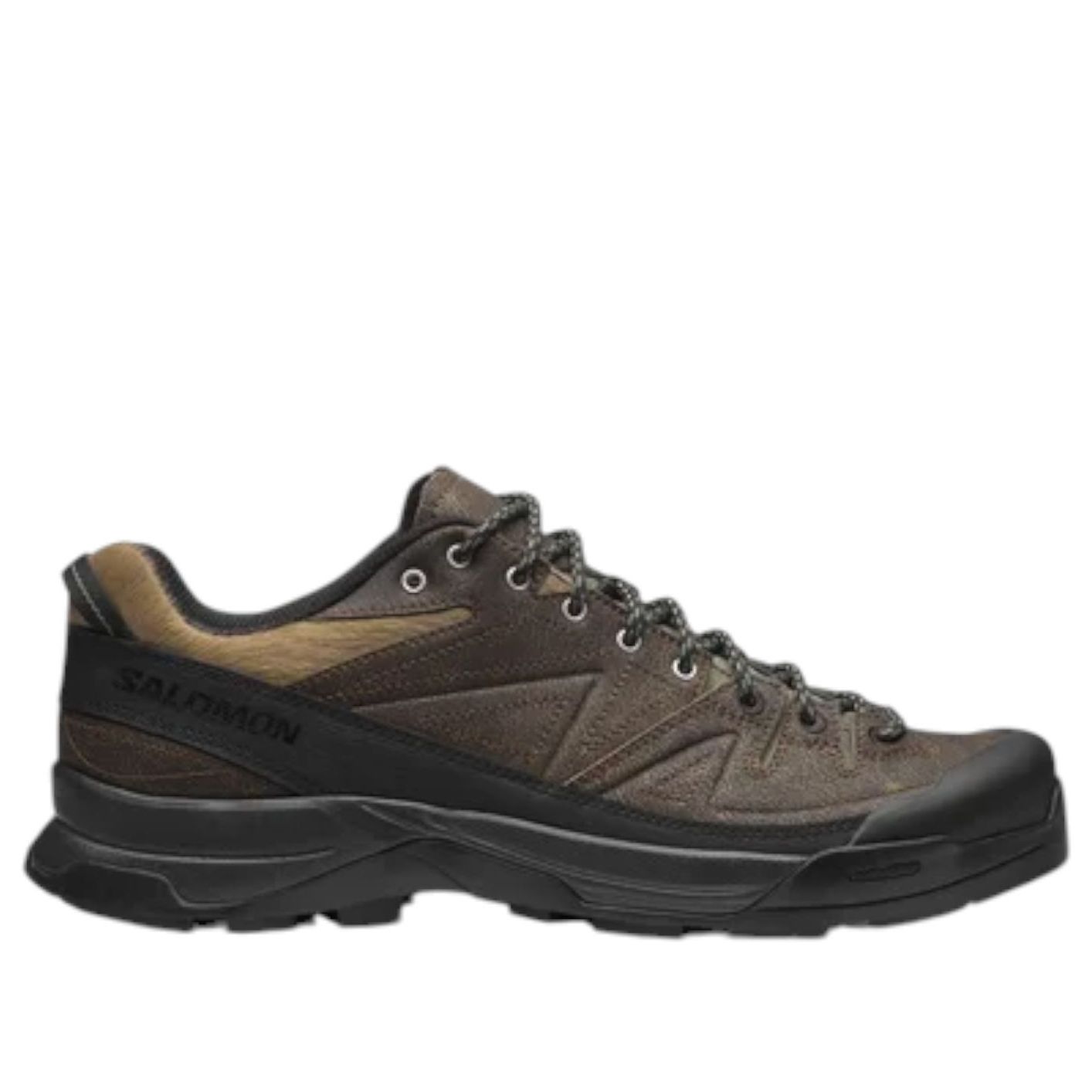 SALOMON X-ALP Low Distressed Leather 'Dark Earth Black' 478227