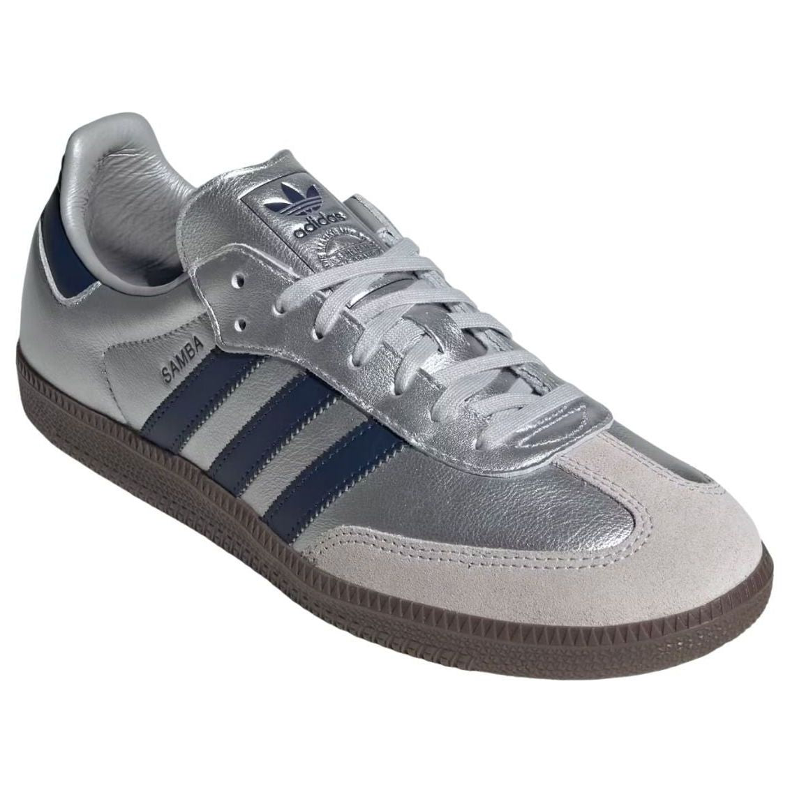 adidas Samba OG 'Matte Silver Night Indigo Gum' LA2685