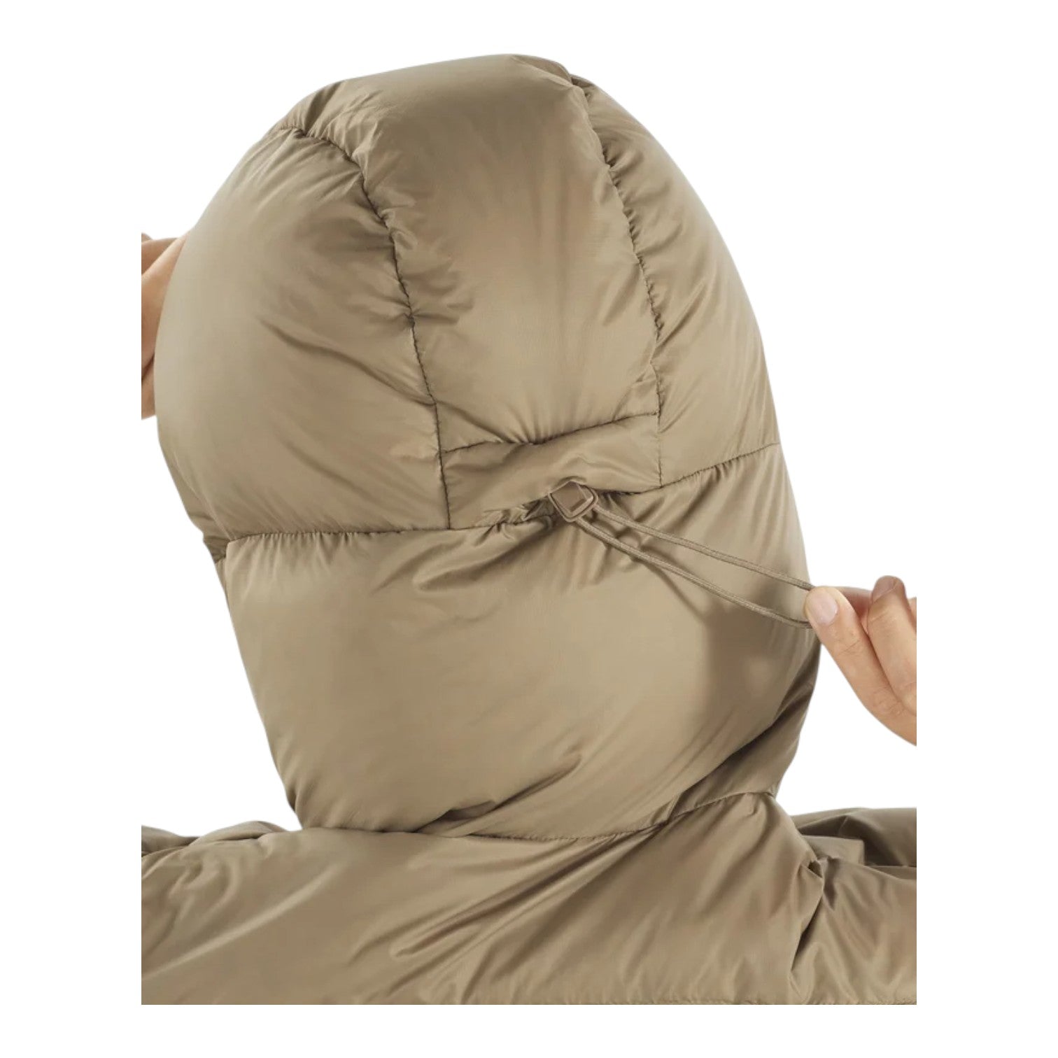 (WMNS) Salomon Outline Novelty Cropped Down Hooded Jacket 'Shitake' C22774
