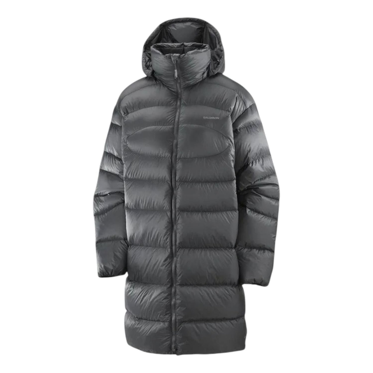 (WMNS) Salomon Outline Novelty Down Hooded Jacket 'Deep Black' C26154