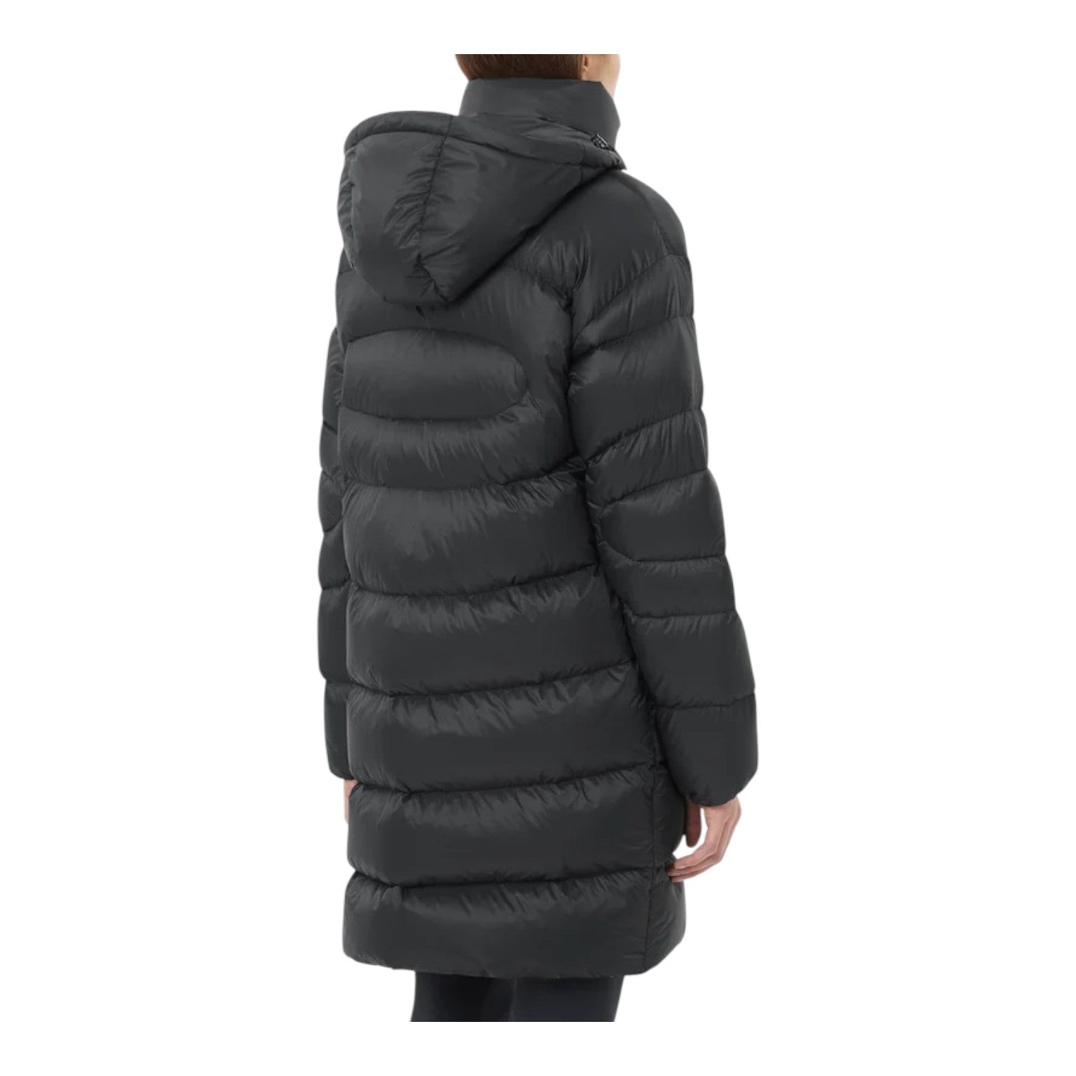 (WMNS) Salomon Outline Novelty Down Hooded Jacket 'Deep Black' C26154