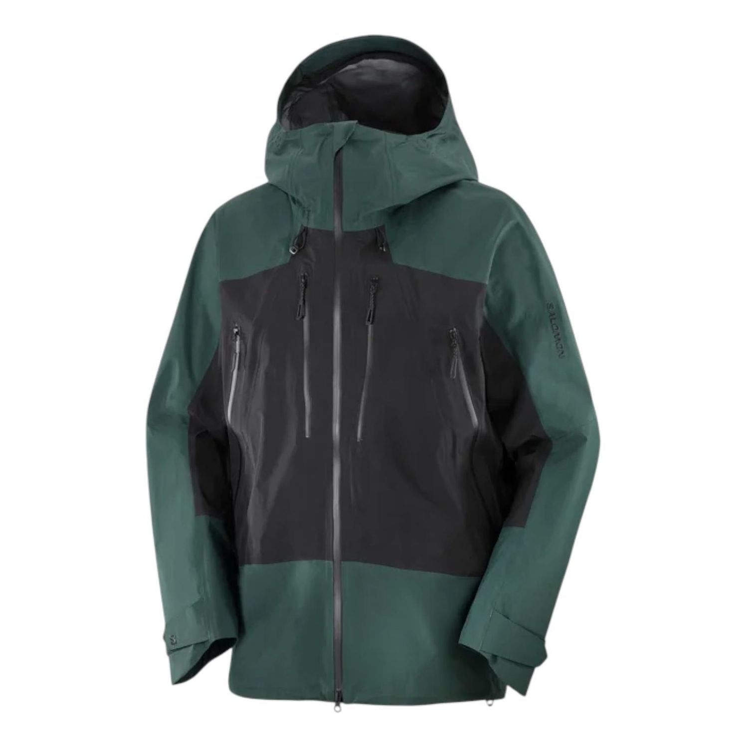 Salomon Scrambler Gore-Tex Jacket 'Green Gables Deep Black' C26382