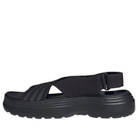 (WMNS) adidas Lifestyle Sandal 'Core Black Carbon' KK0392