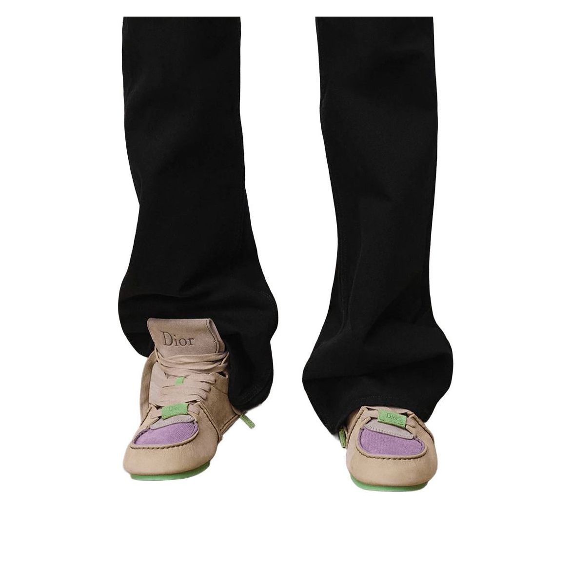 DIOR 26 Roadie Lace-Up 'Beige Green Purple' 3BO397ACO-H177