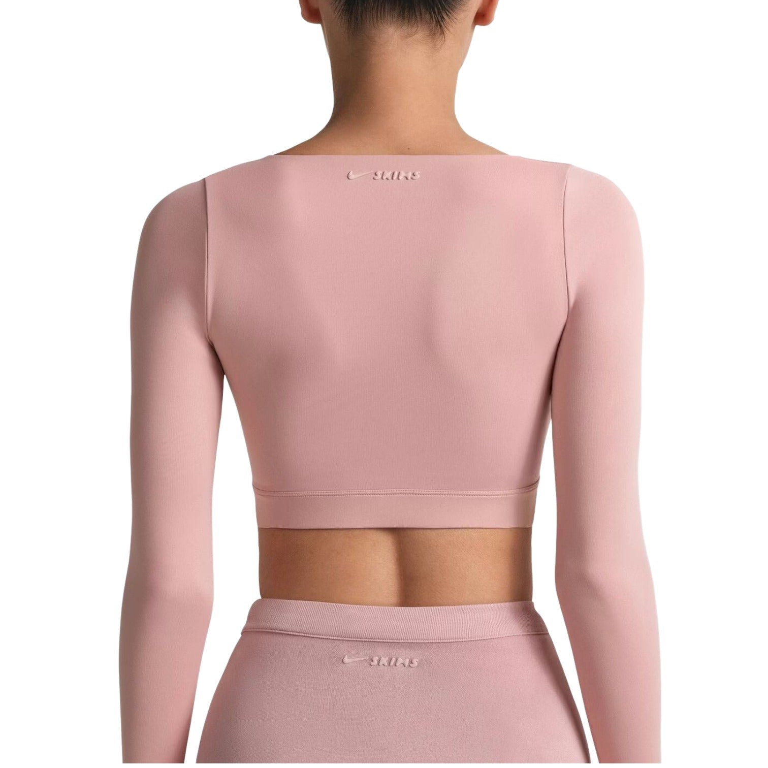 (WMNS) Nike x SKIMS Matte Wrap Long Sleeve Cropped Top 'Himalayan' LSLSL9692W-HIM