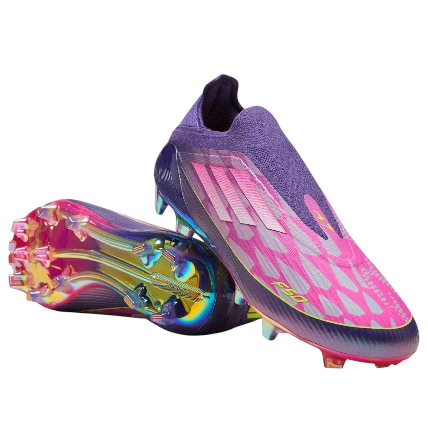 adidas x Lamine Yamal F50 Elite Laceless 'Purple' JS0560