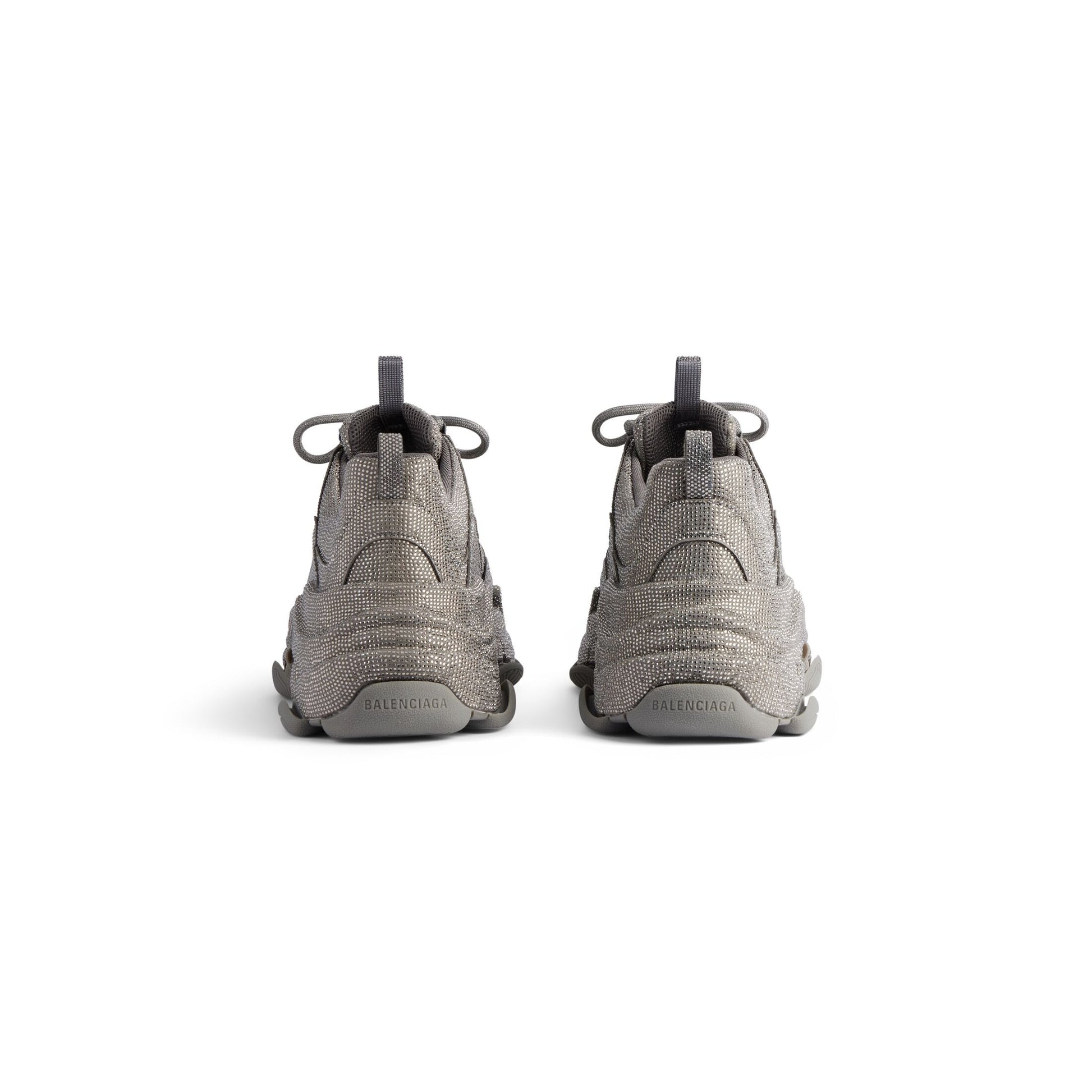 (WMNS) Balenciaga Triple S With Rhinestones 'Dark Grey' 524039W2TST1249
