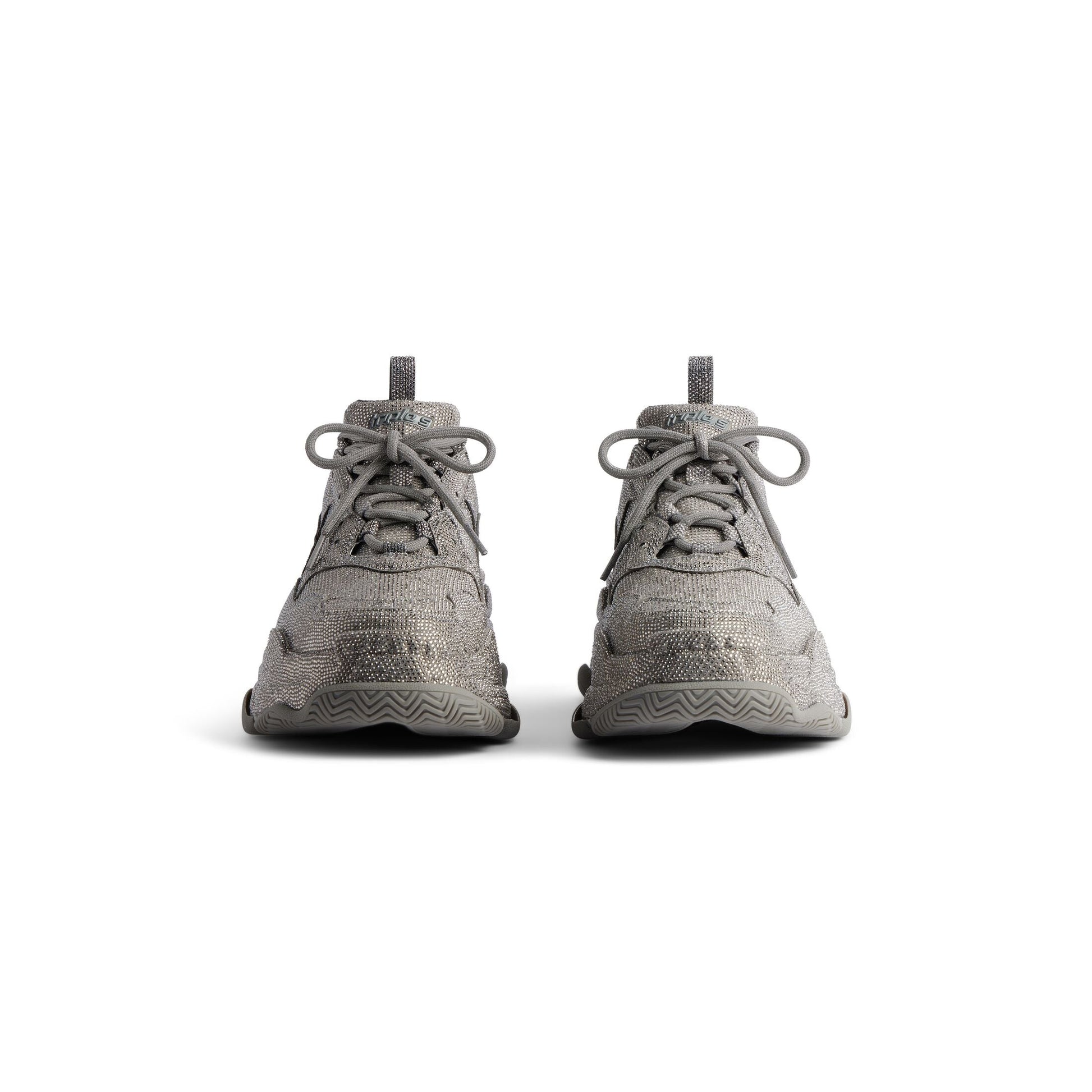 (WMNS) Balenciaga Triple S With Rhinestones 'Dark Grey' 524039W2TST1249