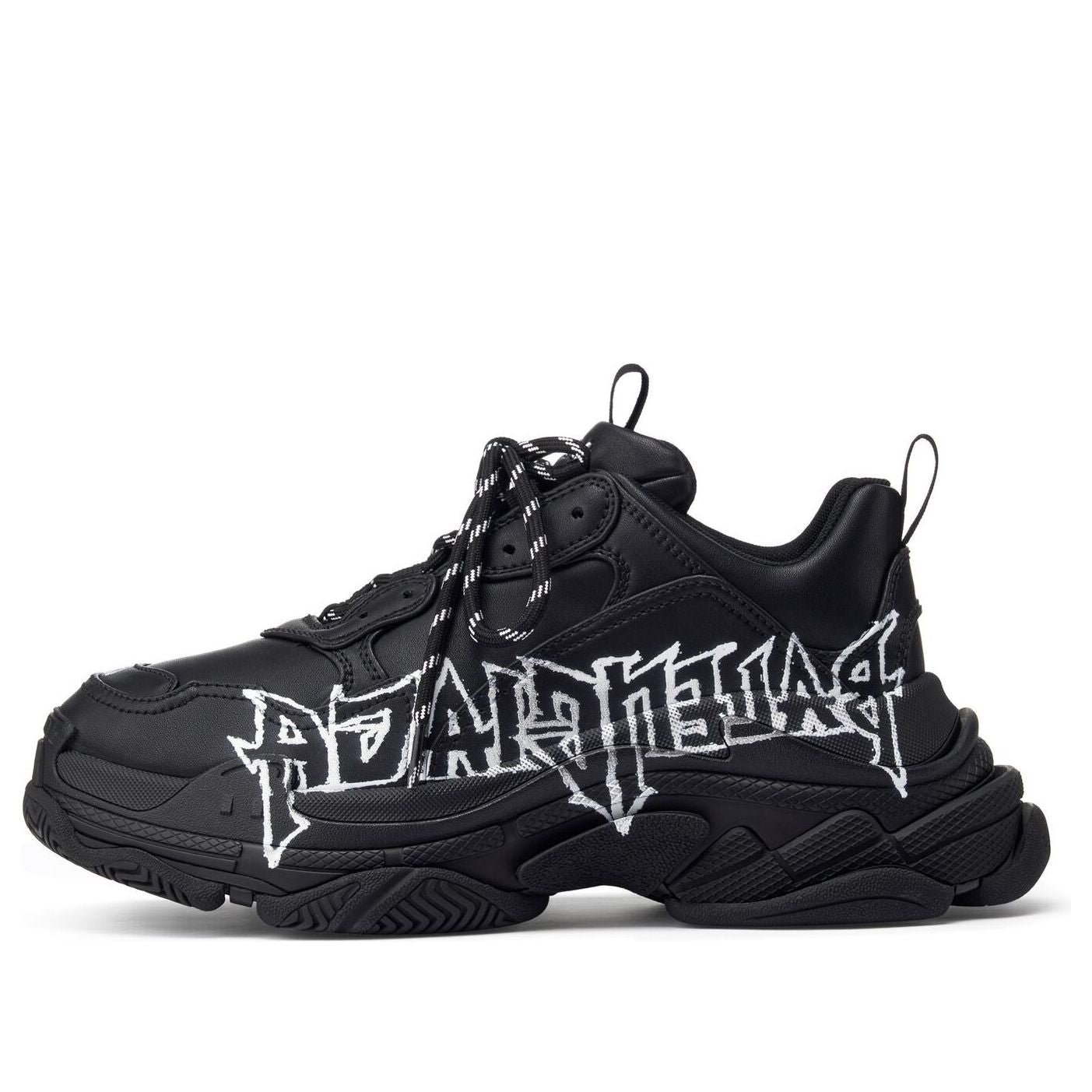 Balenciaga Triple S Diy Metal 'Black White' 536737W2FAY1090