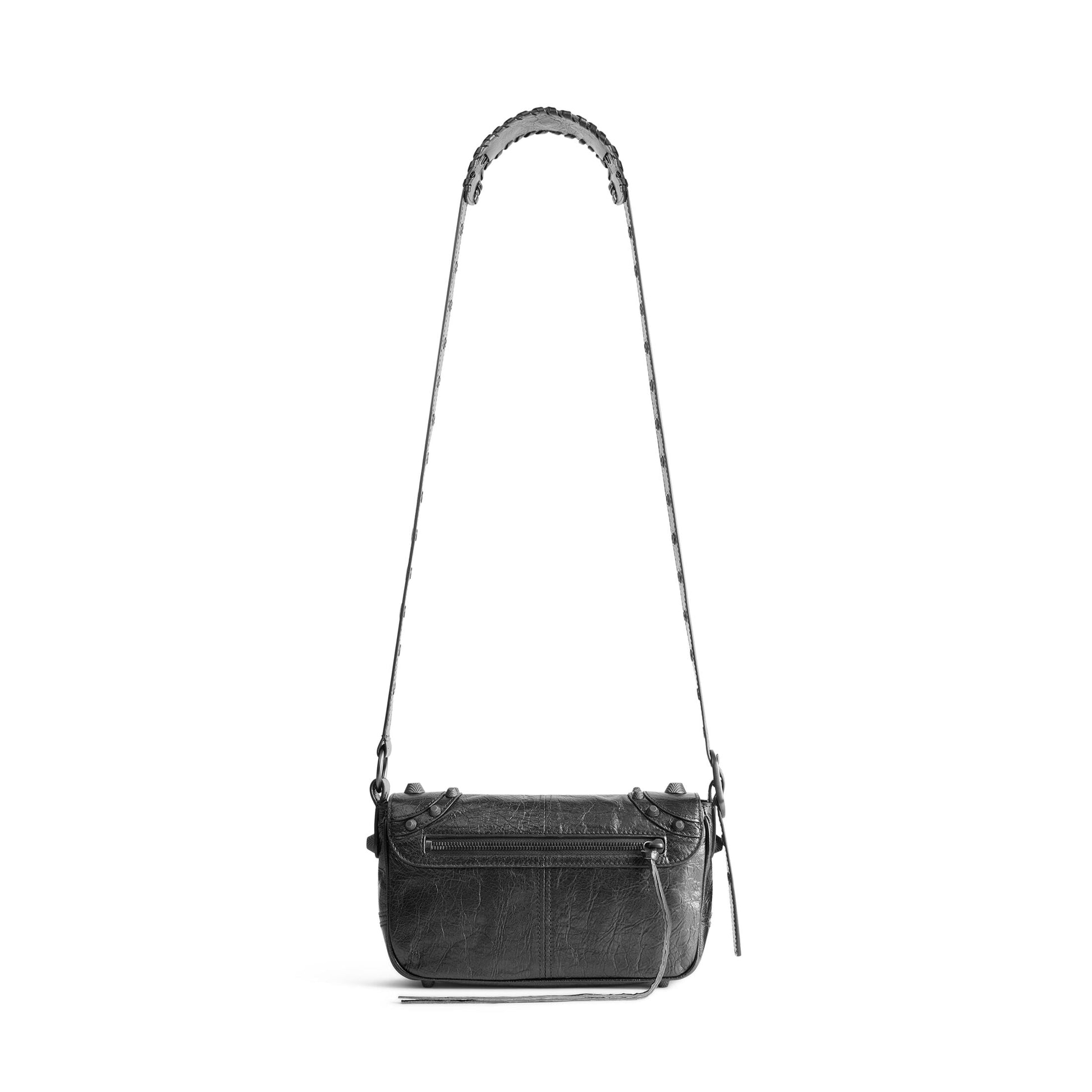 Balenciaga Le Cagole Xs Flap Bag Metallized 'Metalic Grey' 7190822AAWR1314