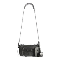 Balenciaga Le Cagole Xs Flap Bag Metallized 'Metalic Grey' 7190822AAWR1314