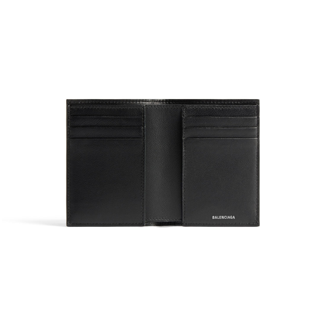 Balenciaga Monaco Vertical Bifold Wallet 'Black' 7665512AAS81000