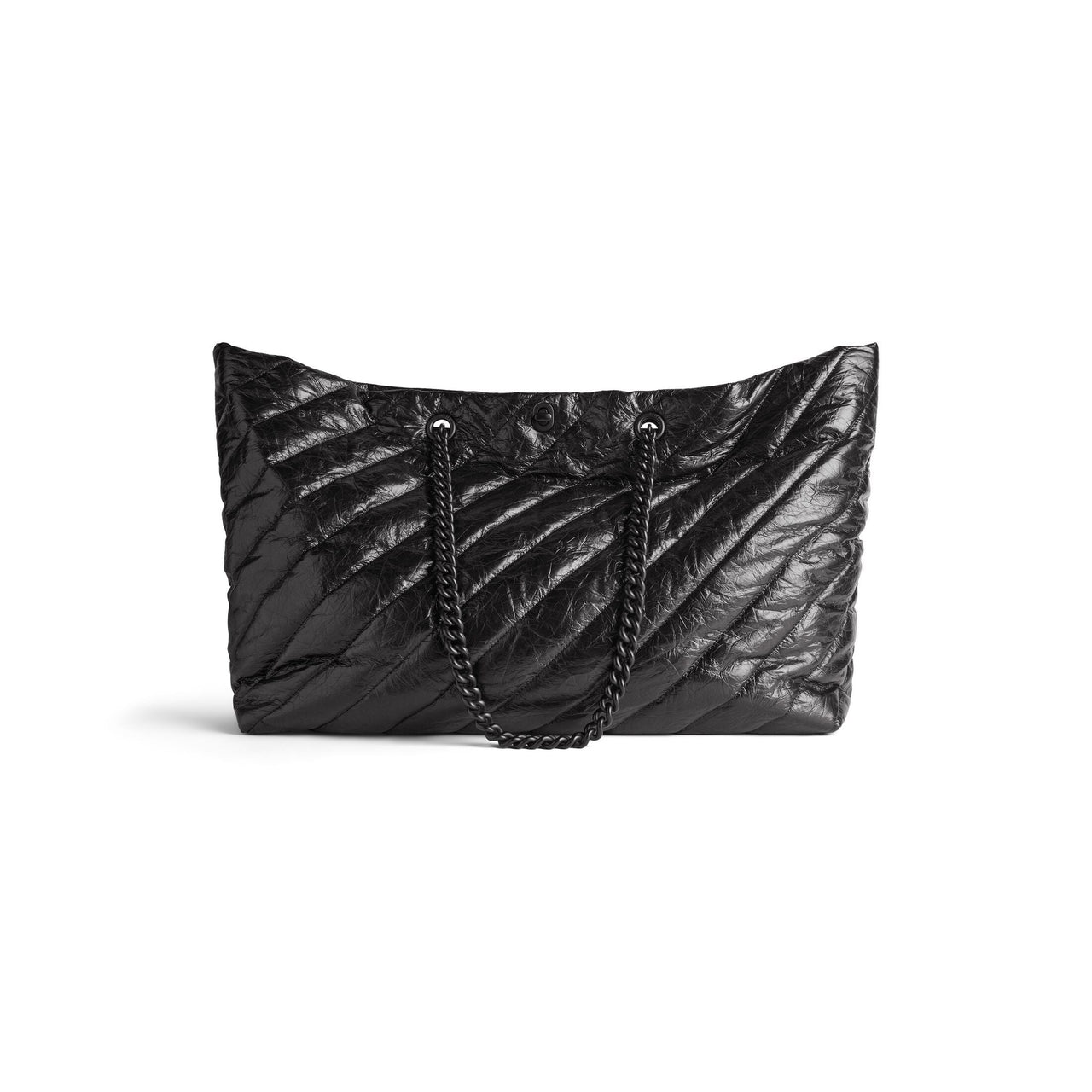 (WMNS) Balenciaga Crush Large Carry All Tote Bag Quilted 'Black' 7717182AAWW1000