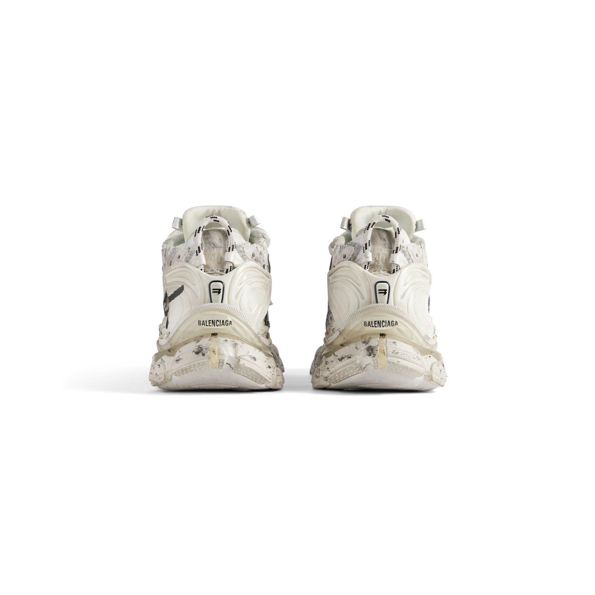 Balenciaga Runner Graffiti Sneaker 'White Black' 772774W3RBQ9010