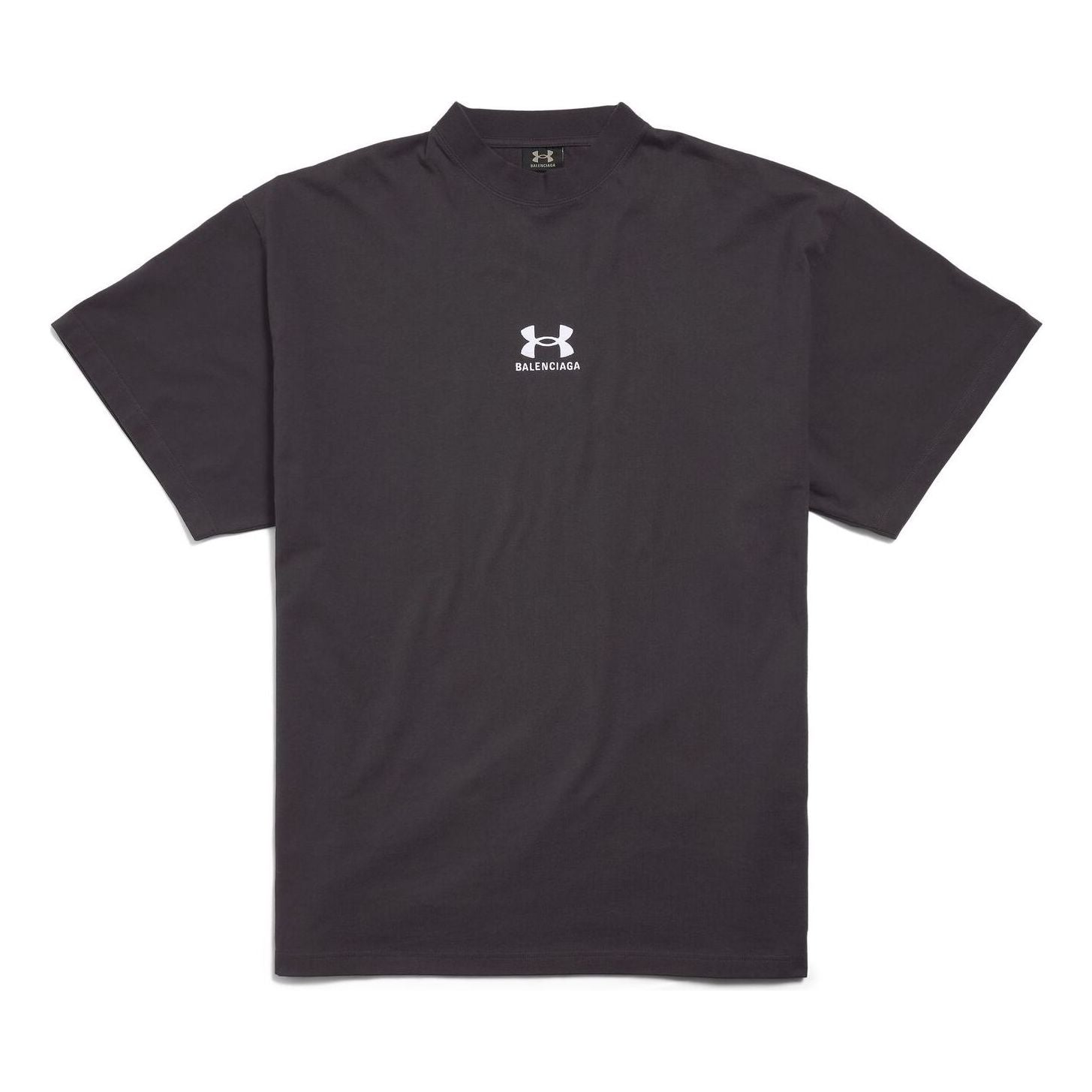 Balenciaga x Under Armour T-shirt Oversized Fit 'Black White' 787349TRVB79034