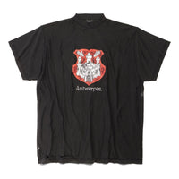 Balenciaga Antwerpen Inside-out T-shirt Oversized 'Black' 787358TQVP71083