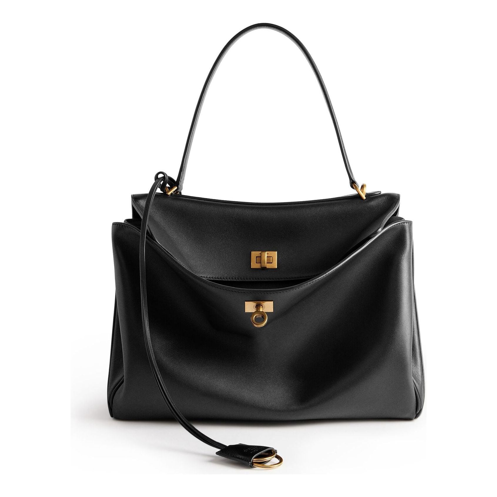 (WMNS) Balenciaga Rodeo Medium Handbag 'Black' 7897722AA4V1000