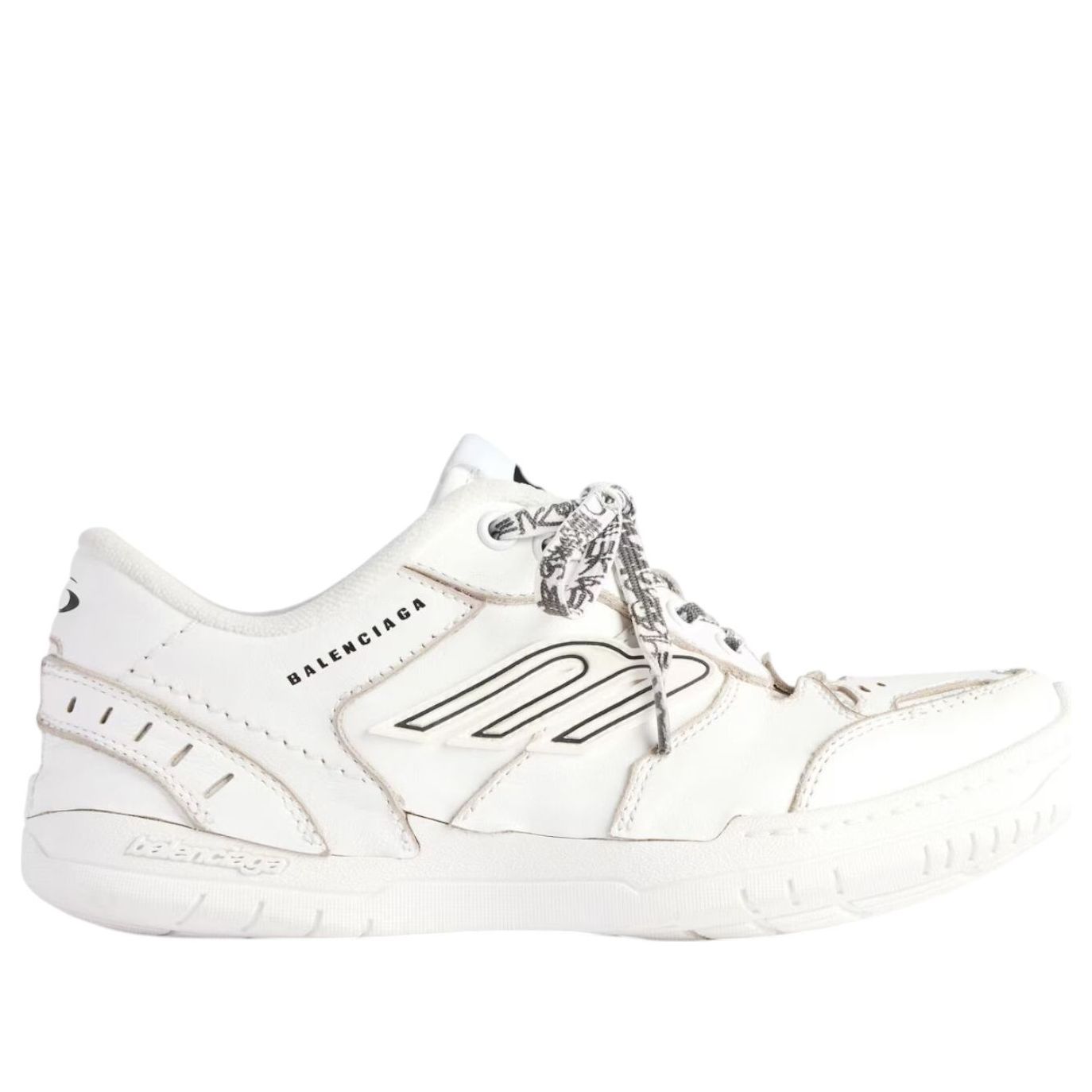 (WMNS) Balenciaga Hamptons Worn-out 'White' 841763WCURS9000