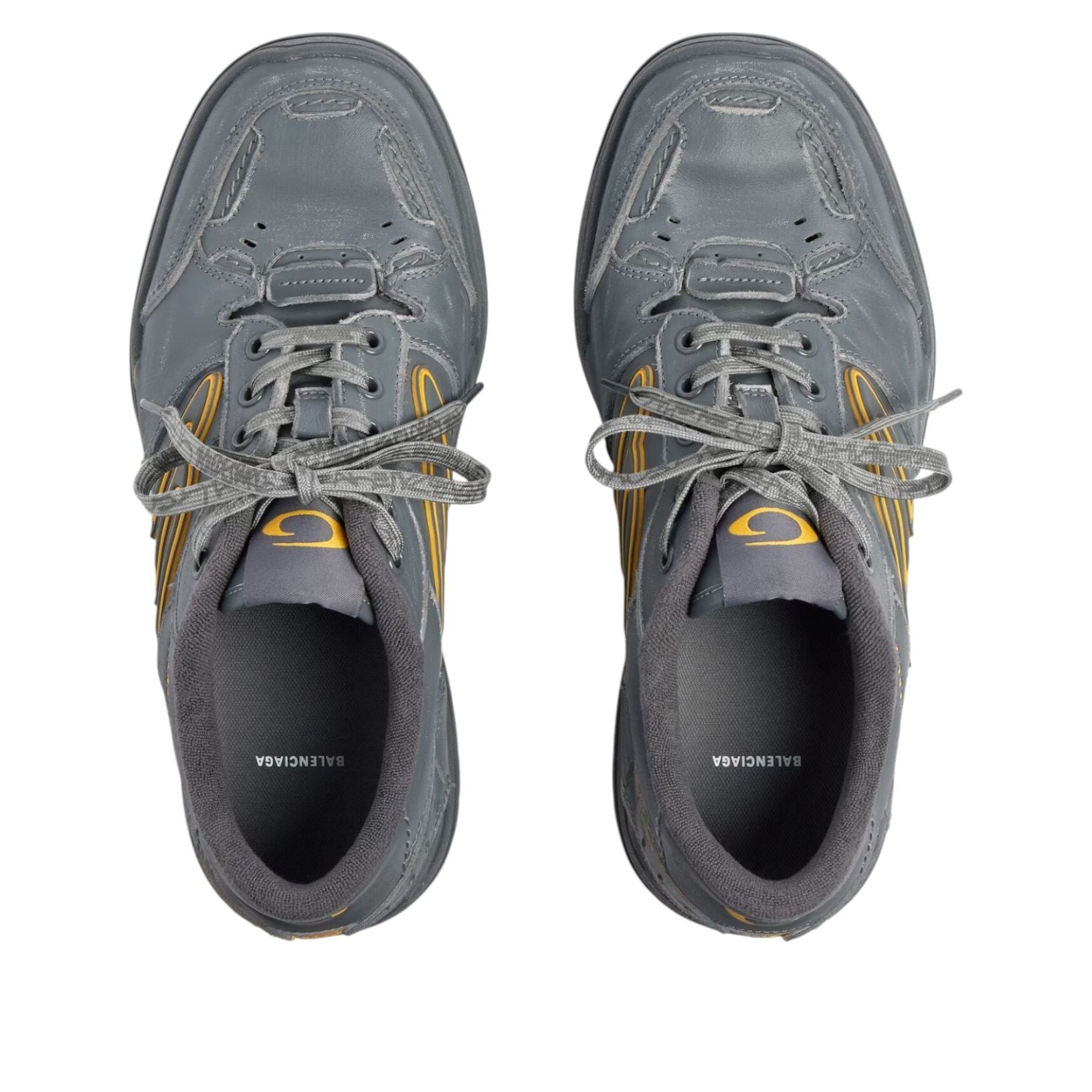 Balenciaga Hamptons Worn-out 'Grey Yellow' 841765WCURB1180