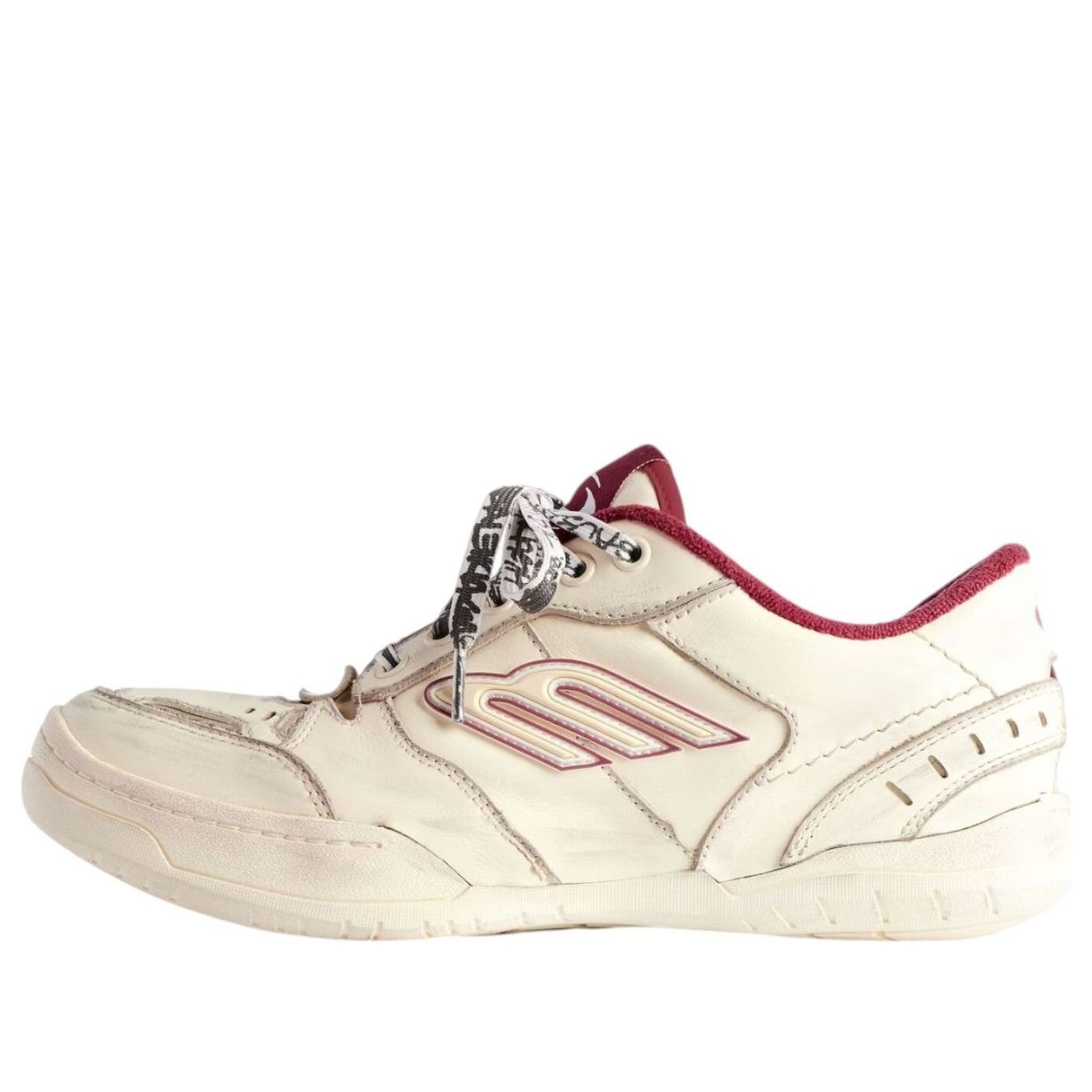 Balenciaga Hamptons Worn-out 'Off White Red' 841765WCURS9960