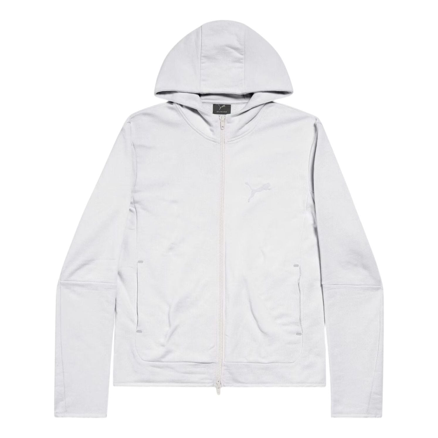 Balenciaga x Puma Hooded Fitted Tracksuit Jacket 'White' 846990TTVA49060