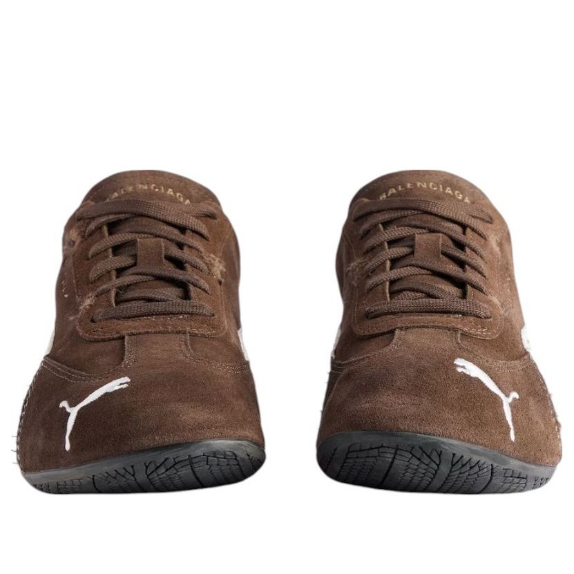 Balenciaga x Puma Speedcat Suede 'Distressed Brown White' 847146WSDSD2910