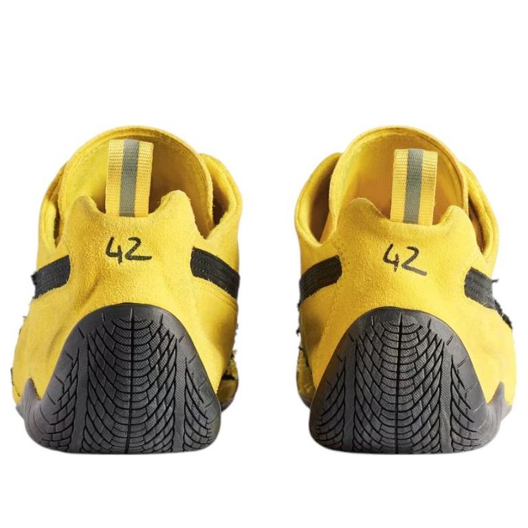 Balenciaga x Puma Speedcat Suede 'Distressed Yellow Black' 847146WSDSD7010