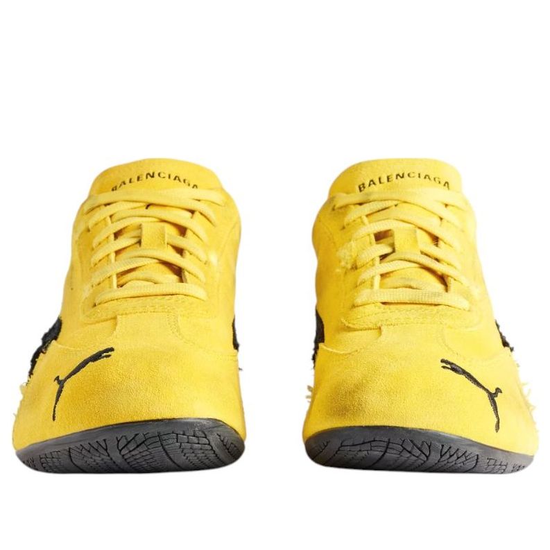 Balenciaga x Puma Speedcat Suede 'Distressed Yellow Black' 847146WSDSD7010