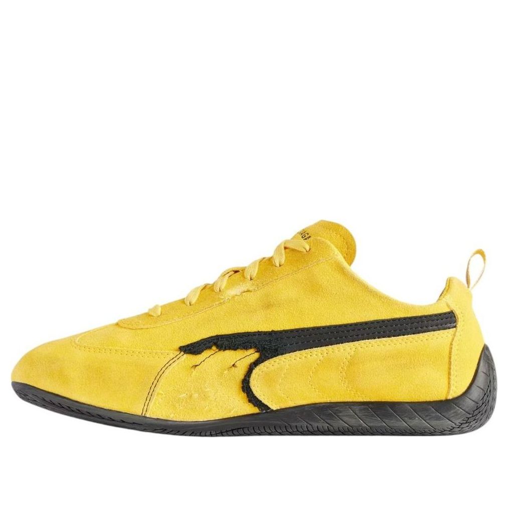 Balenciaga x Puma Speedcat Suede 'Distressed Yellow Black' 847146WSDSD7010