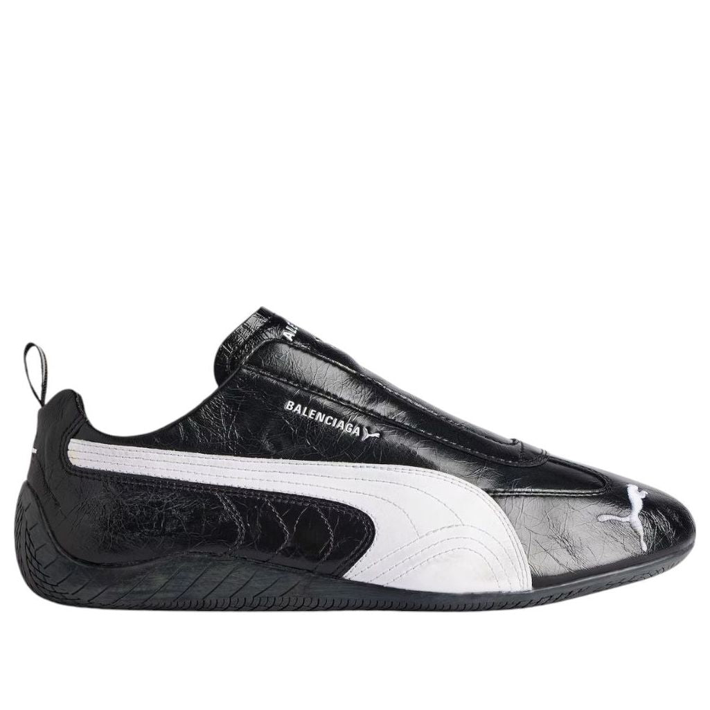 Balenciaga x Puma Speedcat Leather 'Black White' 847148WSDSB1090