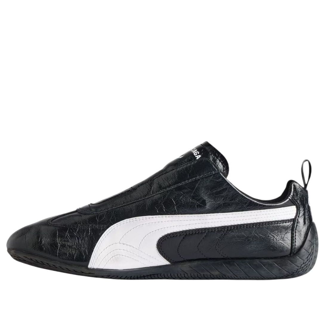 Balenciaga x Puma Speedcat Leather 'Black White' 847148WSDSB1090