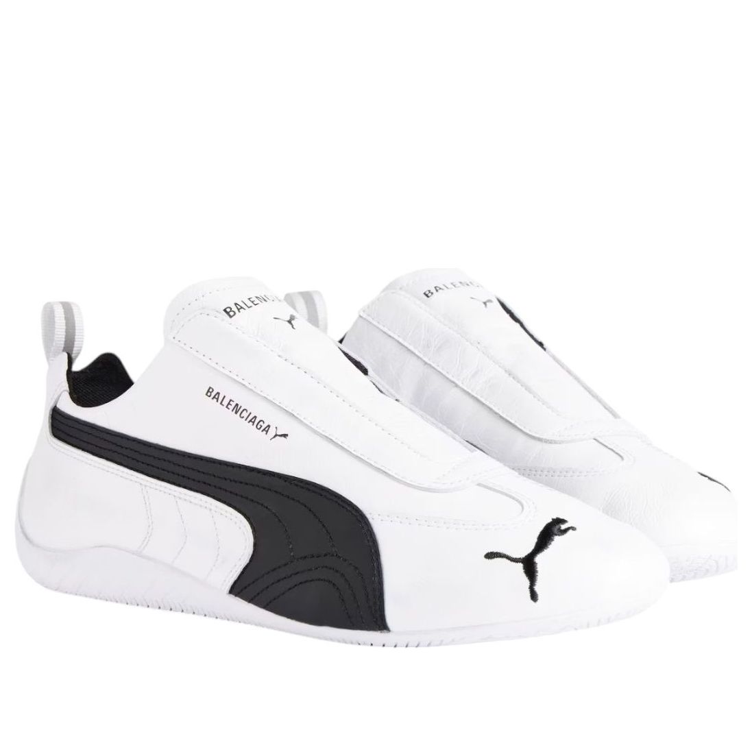 Balenciaga x Puma Speedcat Leather 'White Black' 847148WSDSB9010