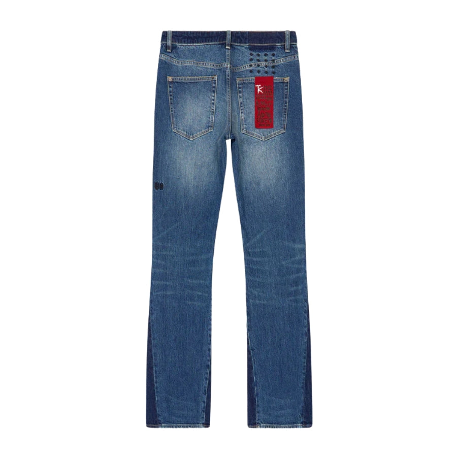 Ksubi x Trippie Redd Bronko Trip Spliced Jeans 'Blue Denim' MTR24DJ006