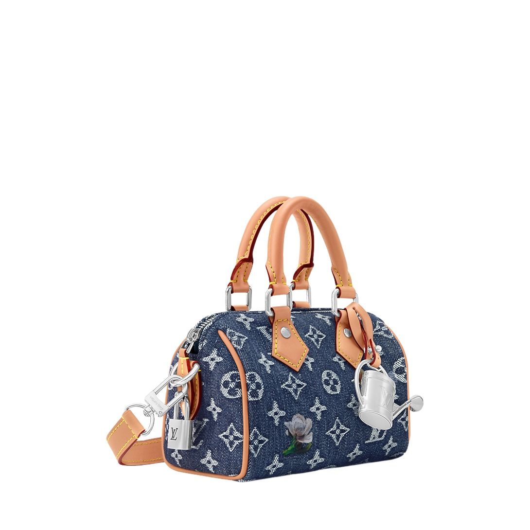 LOUIS VUITTON Speedy 18 Bandoulière 'Blue' M27557