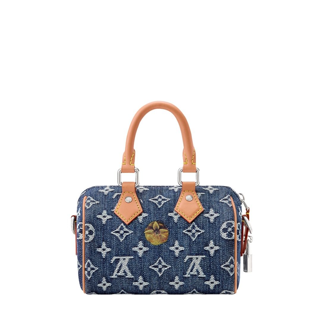 LOUIS VUITTON Speedy 18 Bandoulière 'Blue' M27557
