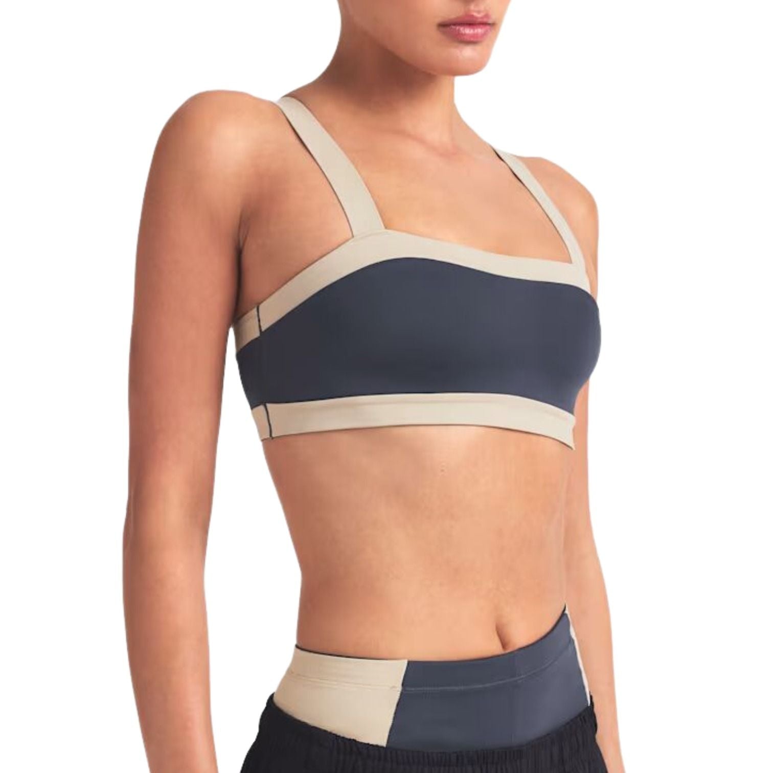 (WMNS) Nike x SKIMS Matte Shine Mix Straight-Neck Bra 'Deep Royal Stone' BABRA9710W-DEO