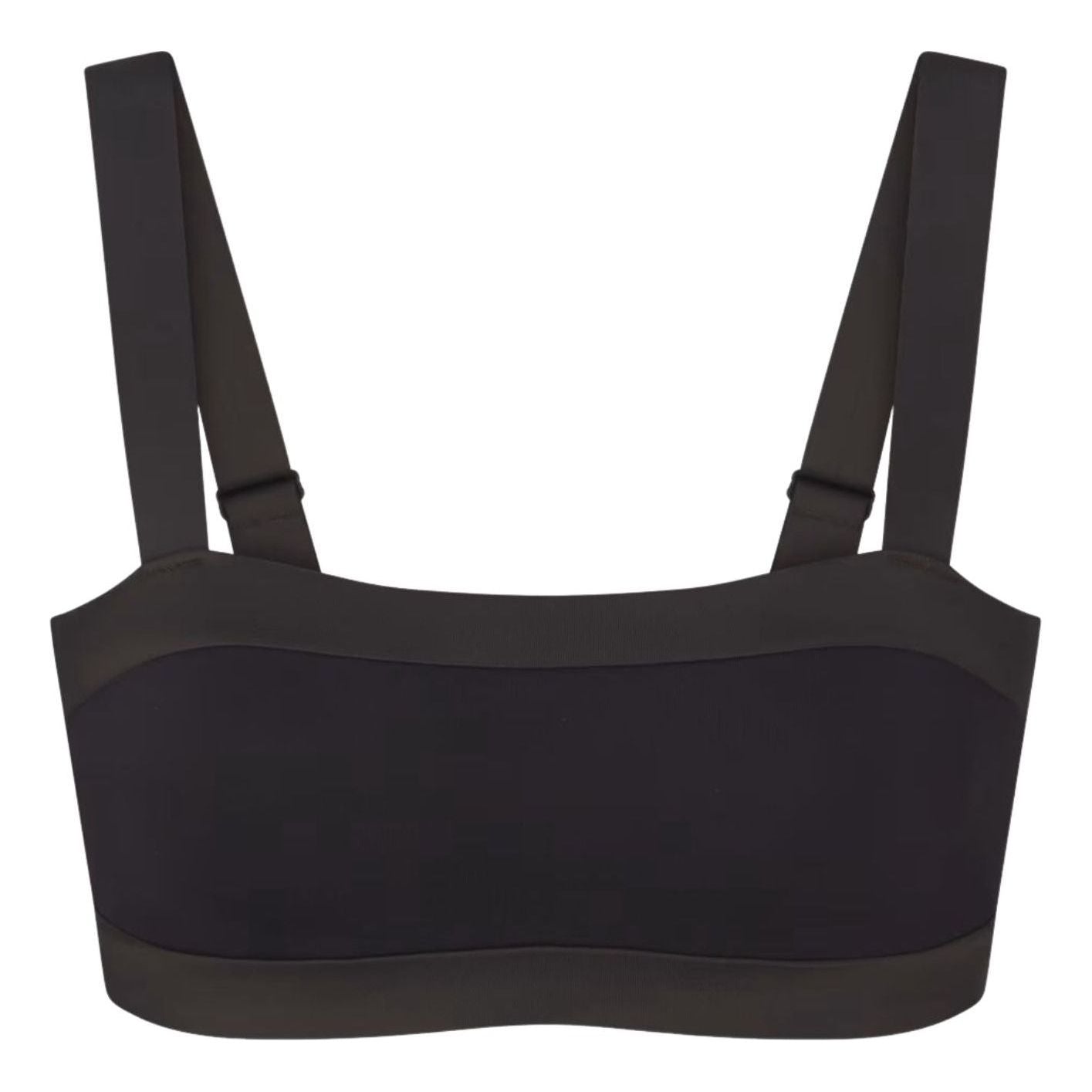 (WMNS) Nike x SKIMS Matte Shine Mix Straight-Neck Bra 'Obsidan Igneous' BABRA9710W-OIG