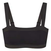 (WMNS) Nike x SKIMS Matte Shine Mix Straight-Neck Bra 'Obsidan Igneous' BABRA9710W-OIG