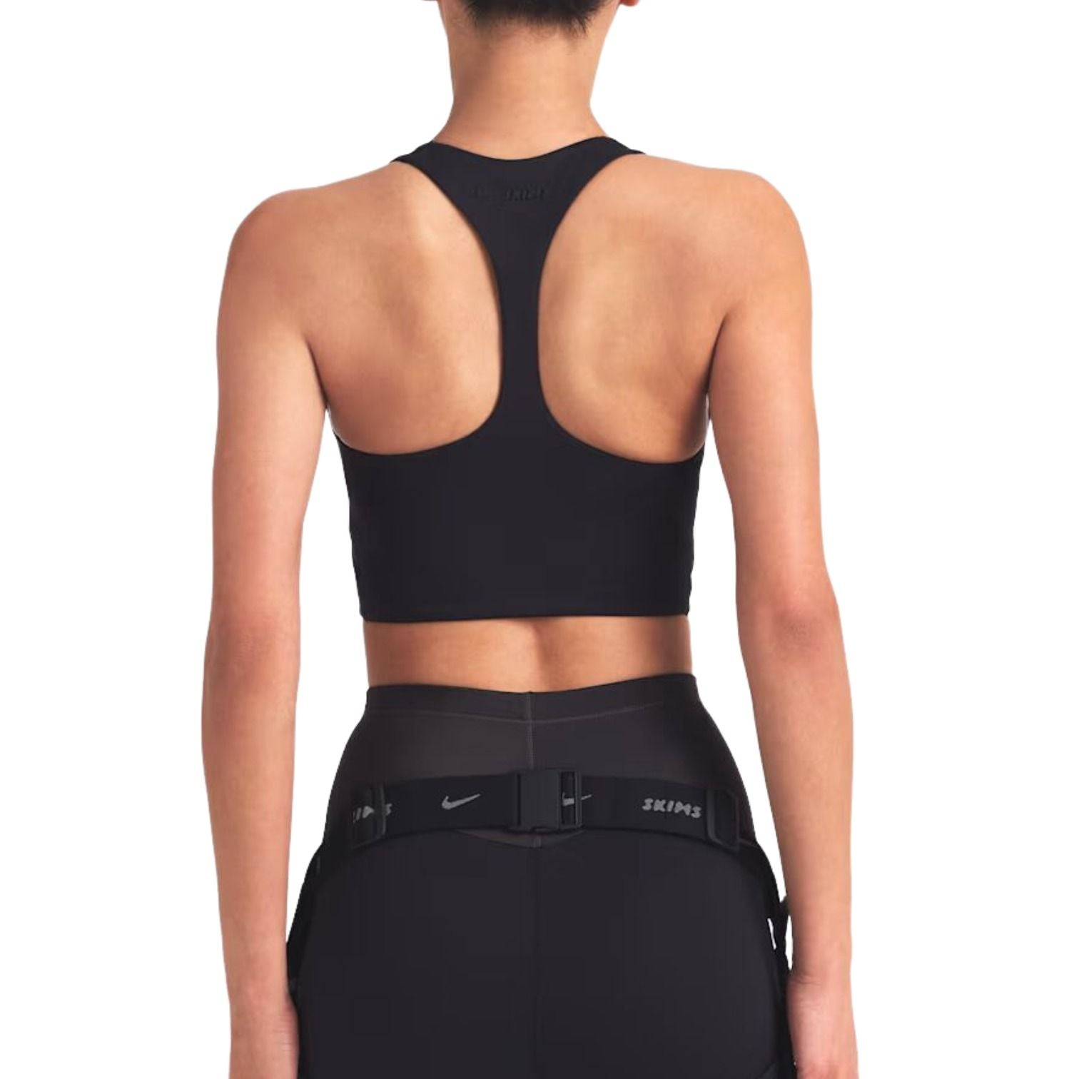 (WMNS) Nike x SKIMS Matte Shine Mix T-Back Bra 'Obsidan Igneous' BABRA9708W-OIG