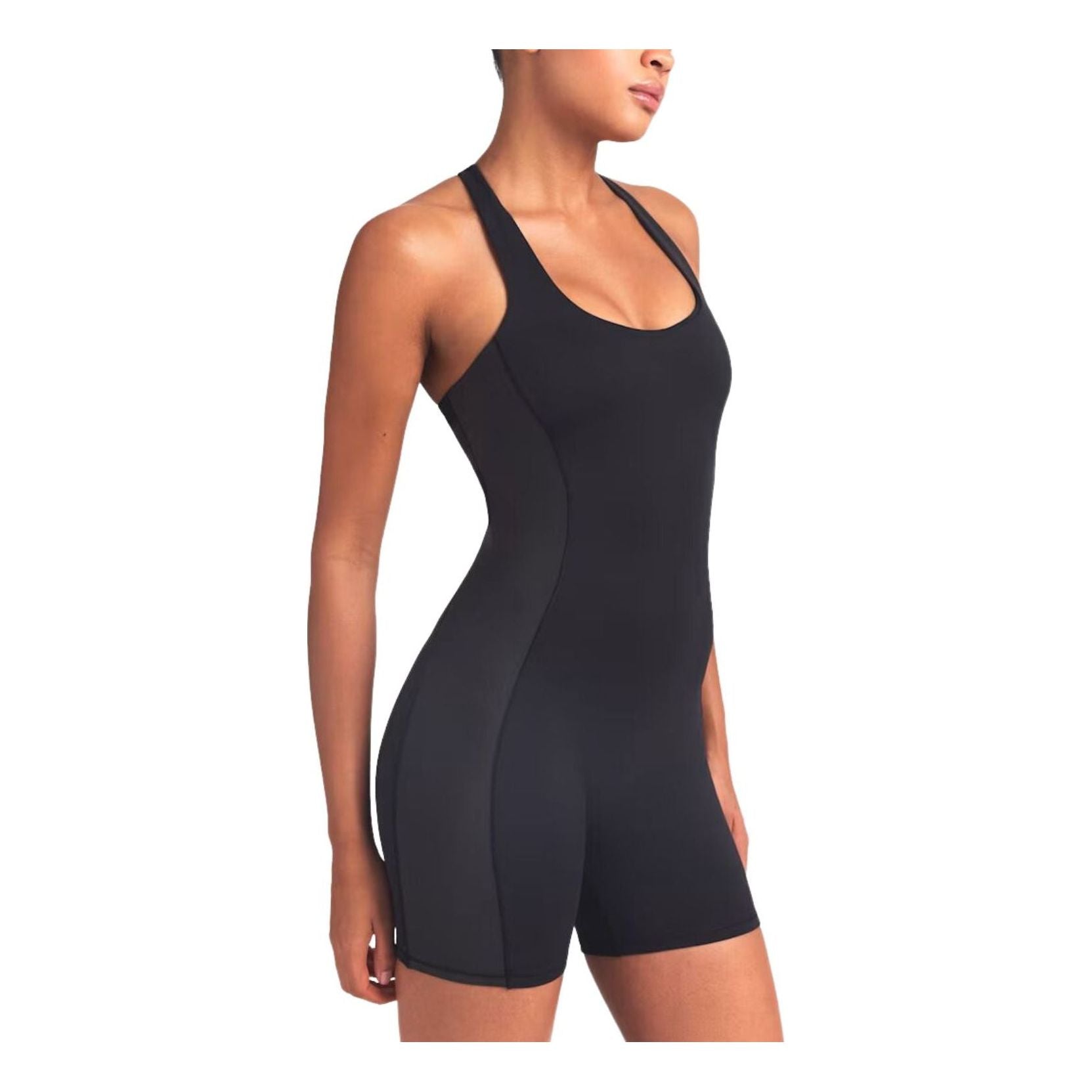 (WMNS) Nike x SKIMS Matte Shine Mix T-Back One-Piece 'Obsidan Igneous' OSONS10092W-OIG