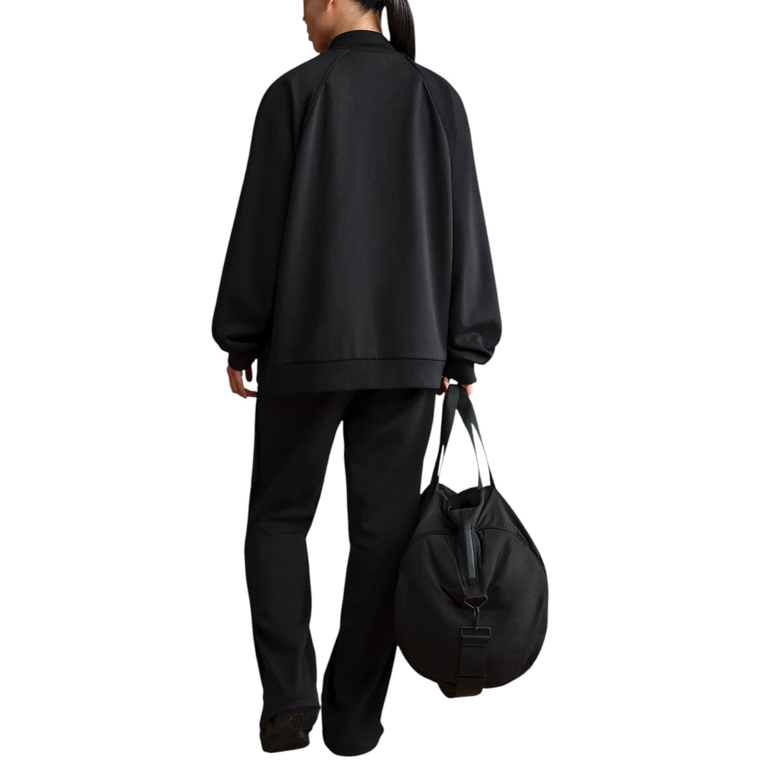 (WMNS) Nike x SKIMS Matte Tricot Oversized Full-Zip Track Jacket 'Obsidian' TPZUP4885-OBD