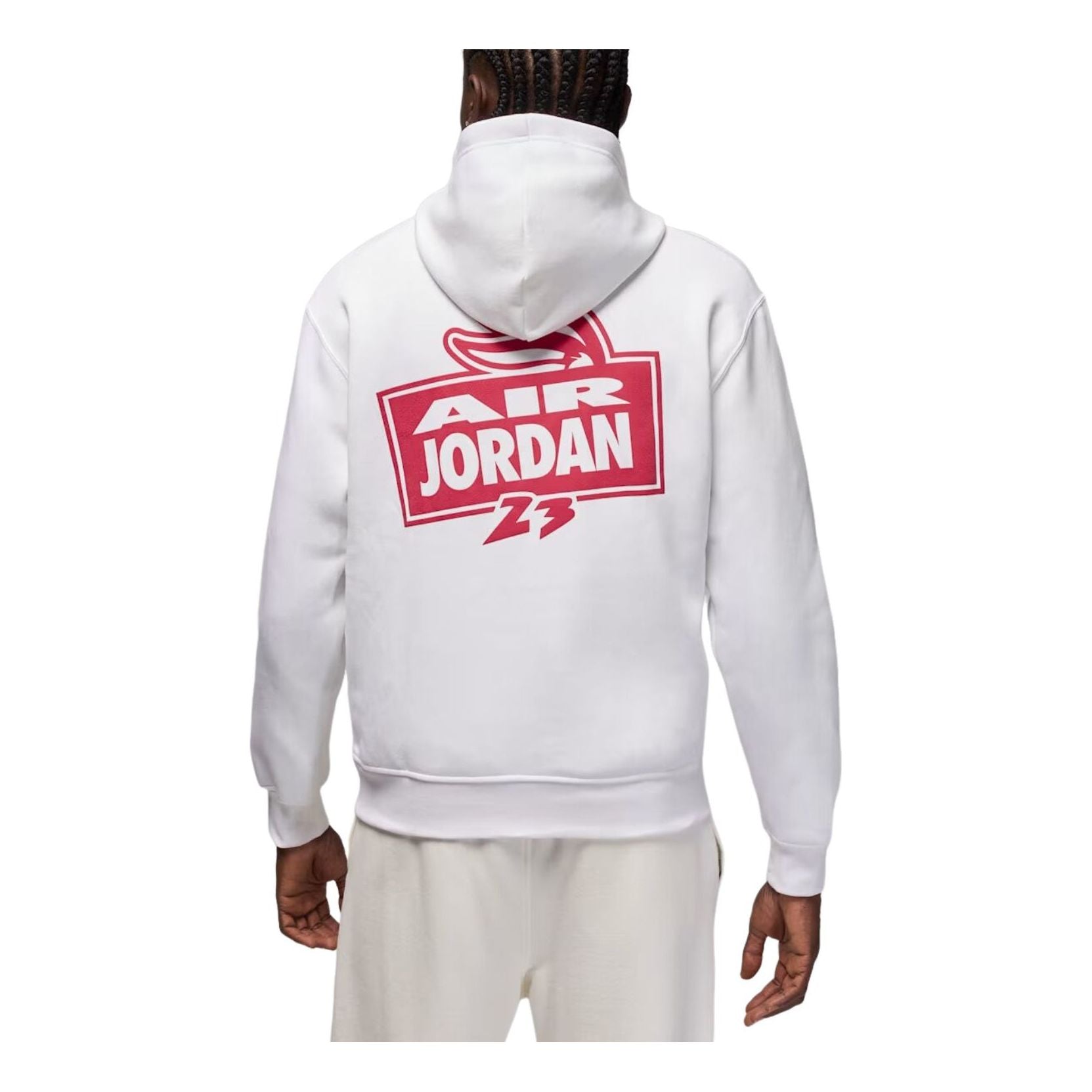 Air Jordan AJ8 Fleece Pullover Hoodie 'White' IQ6981-100