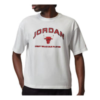 Jordan Flight Essentials Boxy Graphic T-Shirt 'White University Red' IF3121-100
