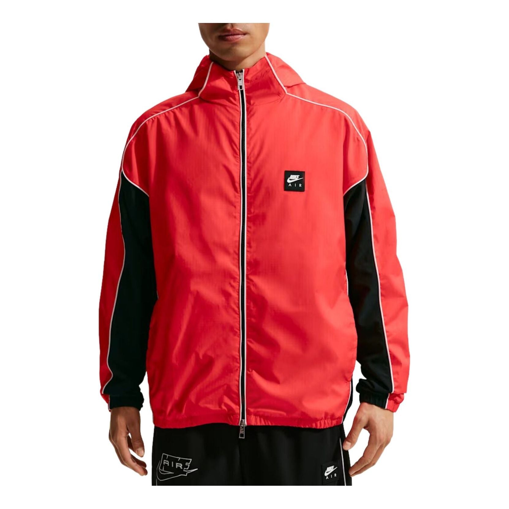 Nike Air Full-Zip Hybrid Utility Jacket 'Light Crimson Black' IO0558-696