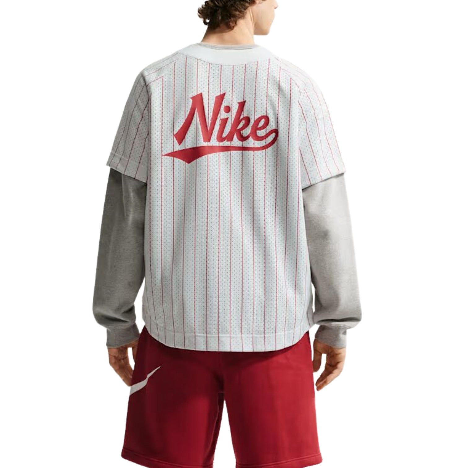 Nike Sportswear Club Jersey 'Photon Dust Team Crimson' II4428-025