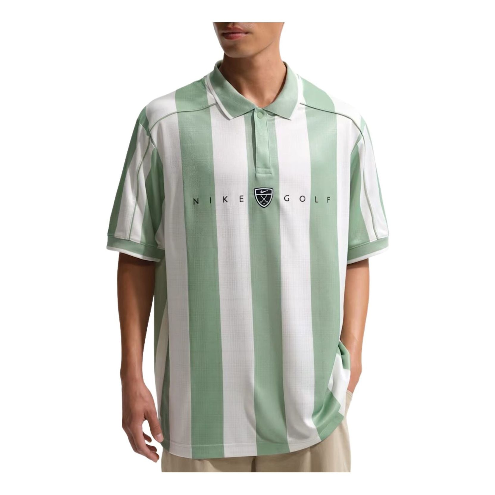 Nike Fairway Fresh Dri-FIT Loose Short-Sleeve Golf Polo 'Steam' IB0229-006