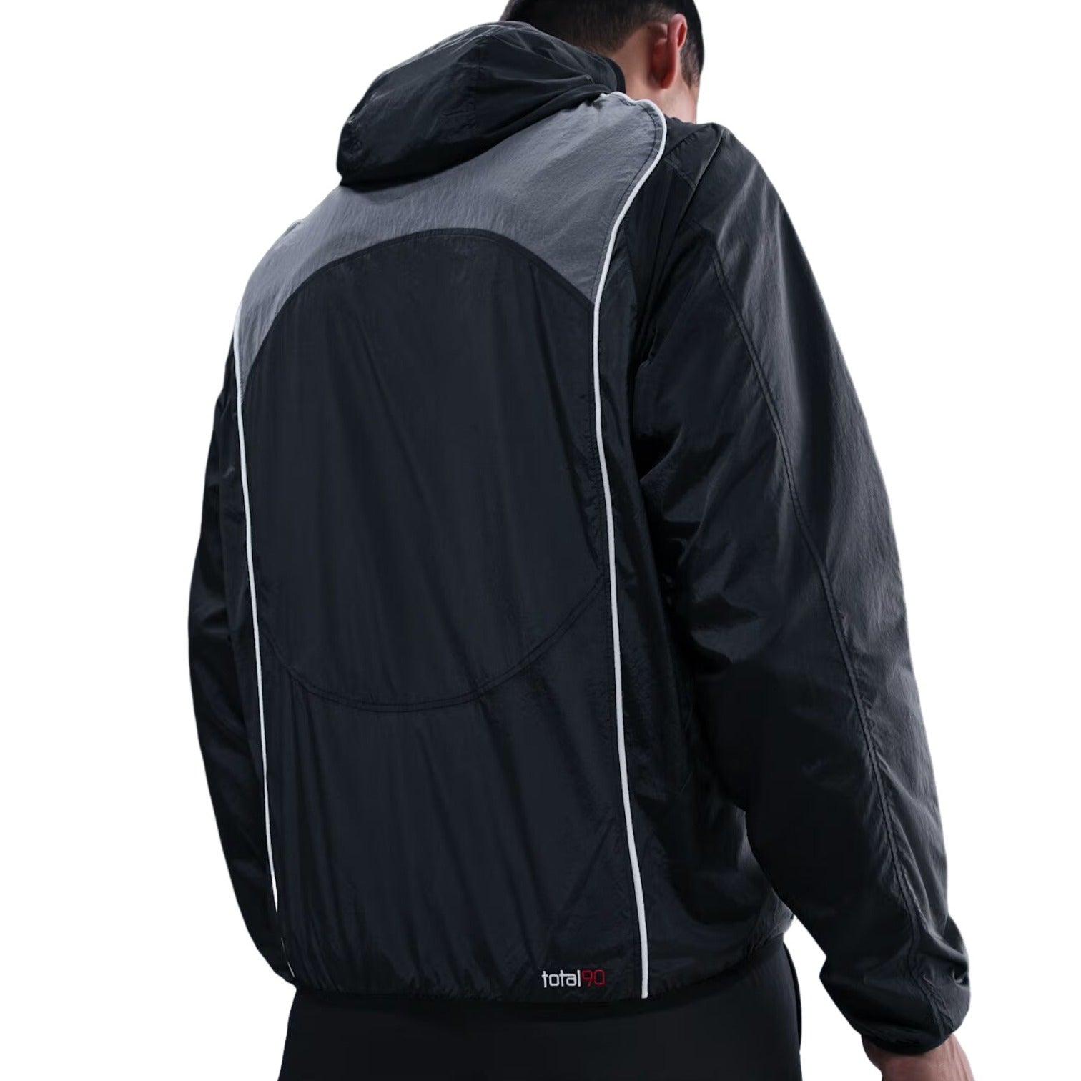 Nike Total 90 Repel Soccer Full-Zip Jacket 'Black LT Smoke Grey Sail' HV6406-010