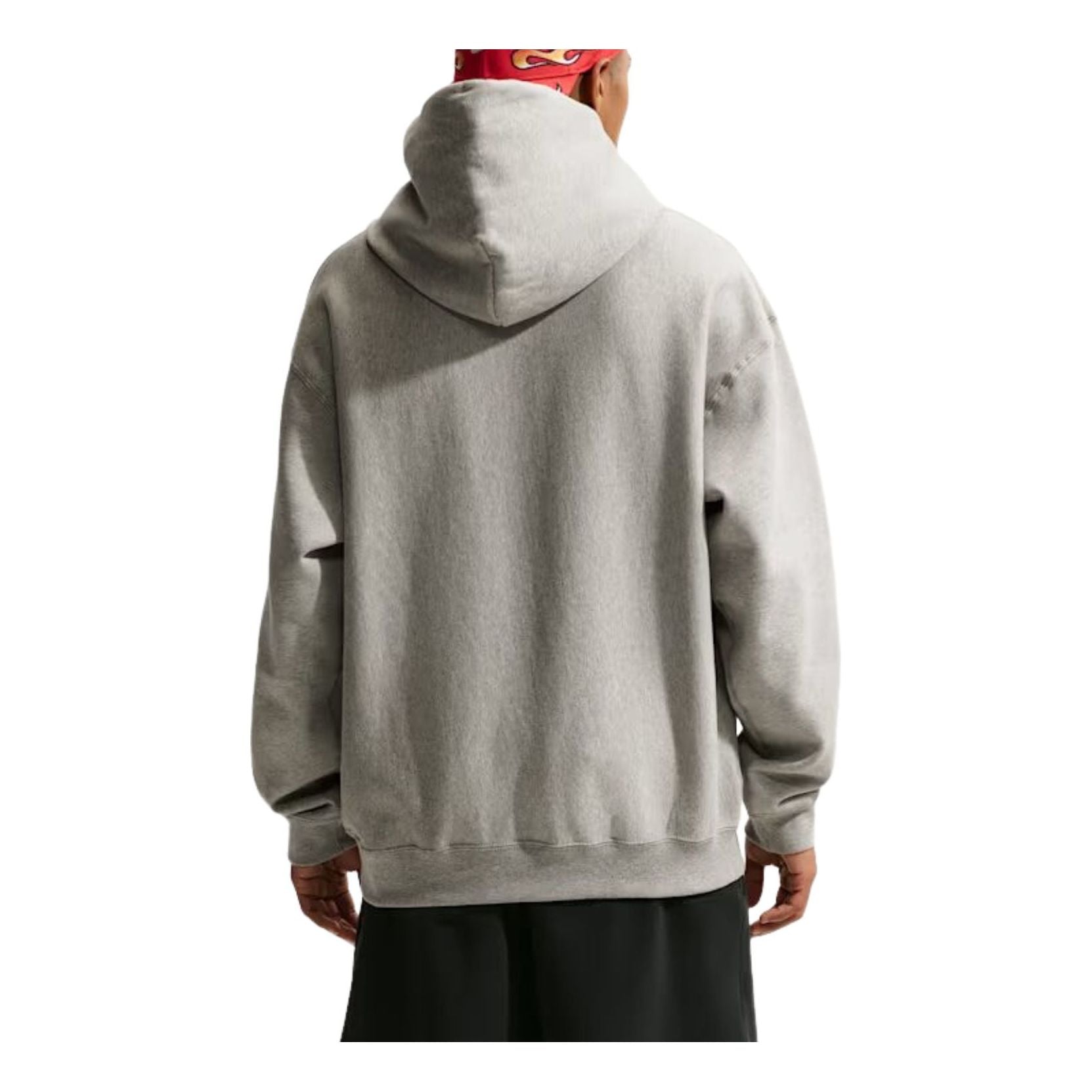 Nike Solo Swoosh Fleece Pullover Hoodie 'Dark Grey Heather' IF1258-063