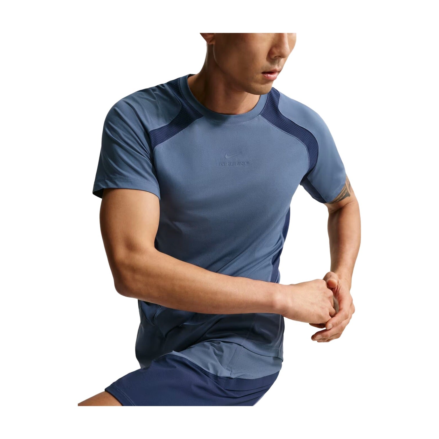Nike Pro Training Dri-FIT ADV Short-Sleeve T-Shirt 'Diffused Blue' IF2214-491